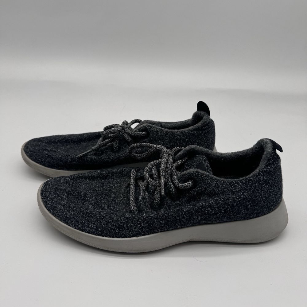 Allbirds Shoes Mens‎ 9 Gray WRM Wool Runner Mizzle Lace Up Running Sneakers